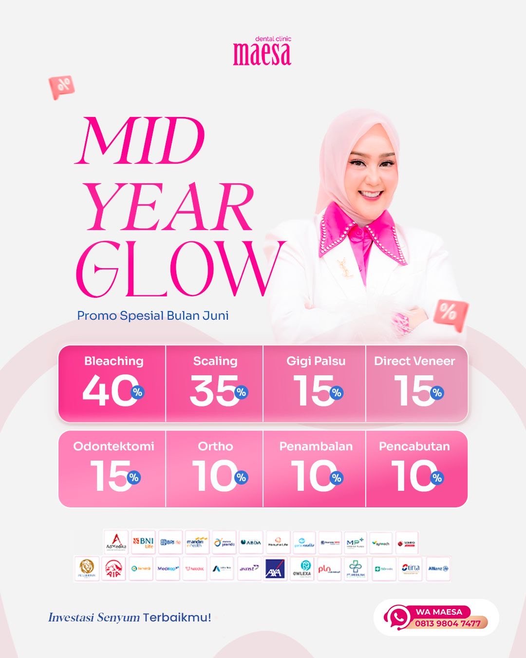PROMO Maesa Dental Clinic | Klinik Gigi Terbaik - Mid Year Glow Promo
