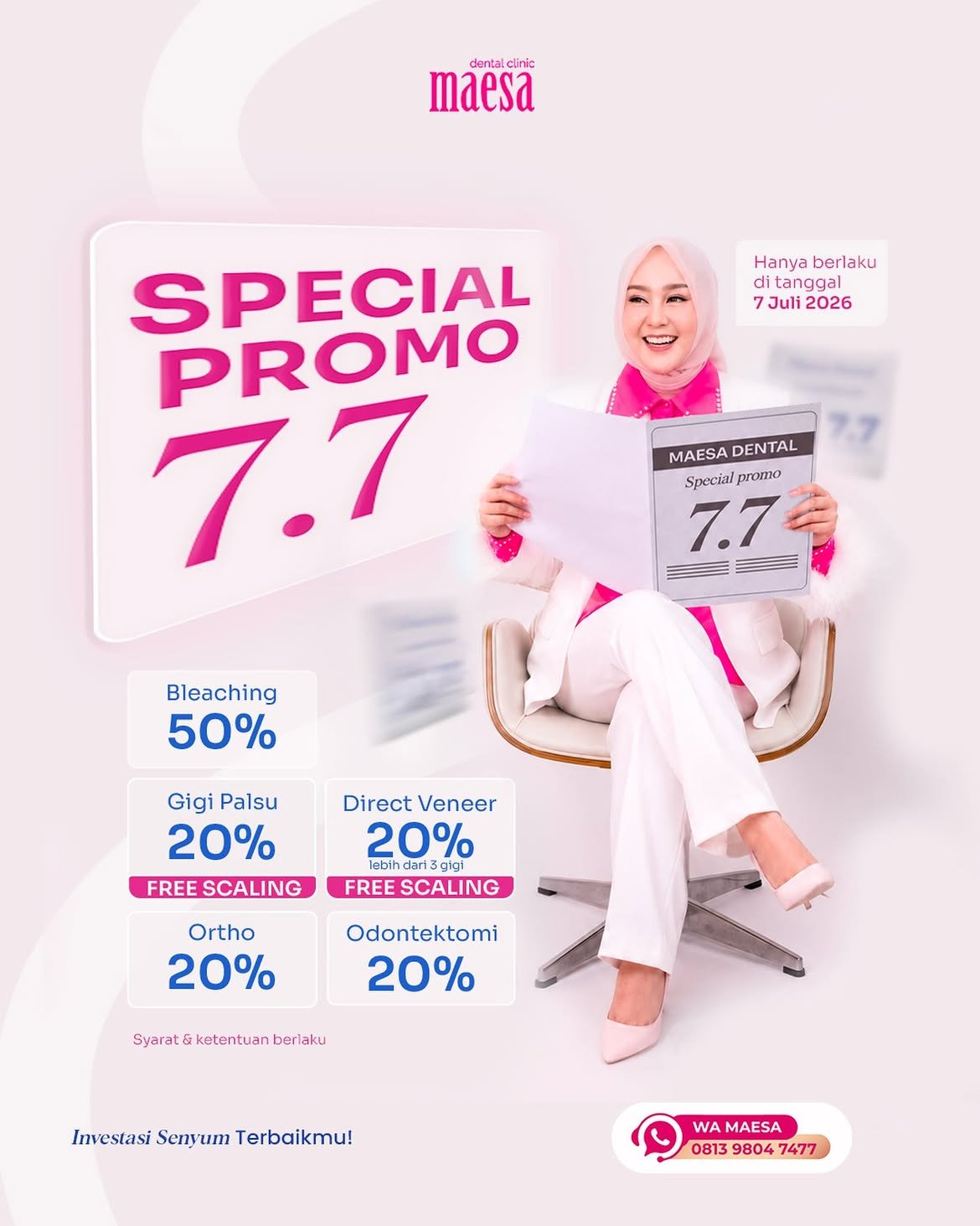 PROMO Maesa Dental Clinic | Klinik Gigi Terbaik - Spesial Promo 7.7