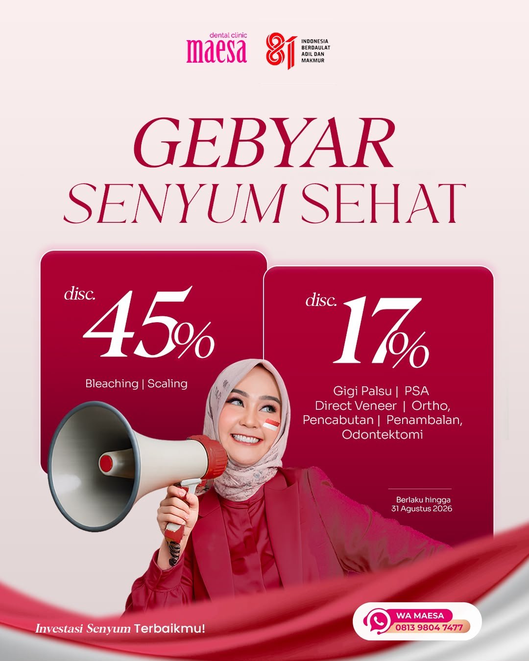 PROMO Maesa Dental Clinic | Klinik Gigi Terbaik - Gebyar Senyum Sehat